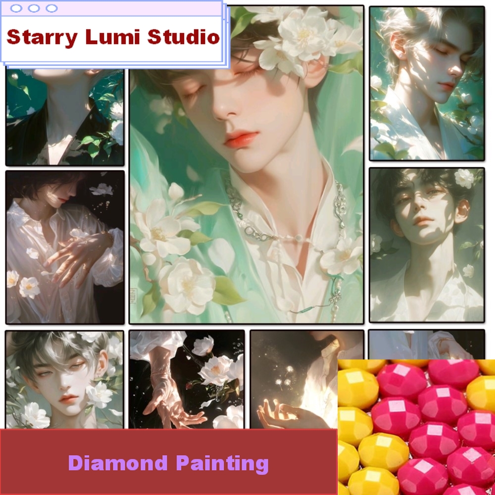 Handsome Boy 5d Diy Diamond Pa - Resin Jewelry Kit recensie en prijs