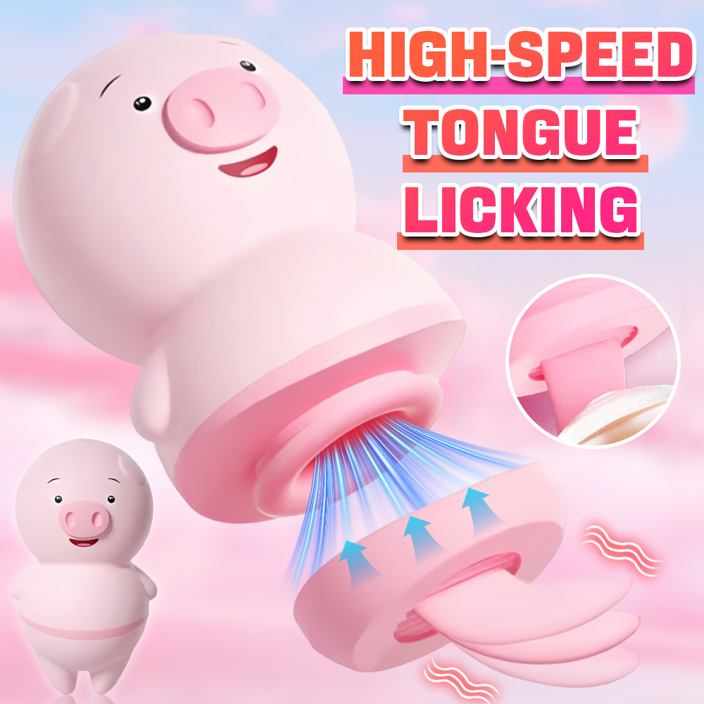 Mini Pig Licking Tongue Vibrat - Vacuum Chamber Small recensie en prijs