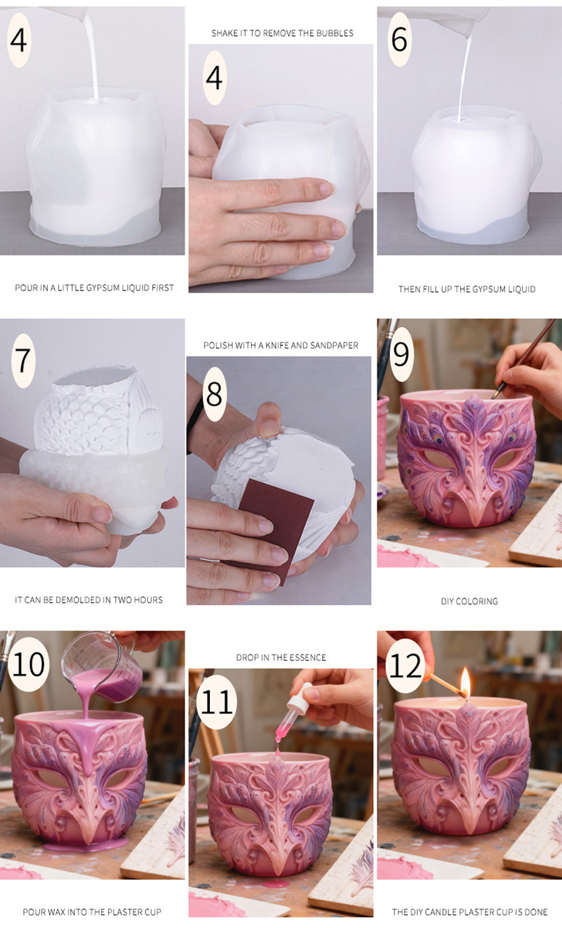 Resin Drip Candle Cups  Cement - Resin Craft Workshop recensie en prijs