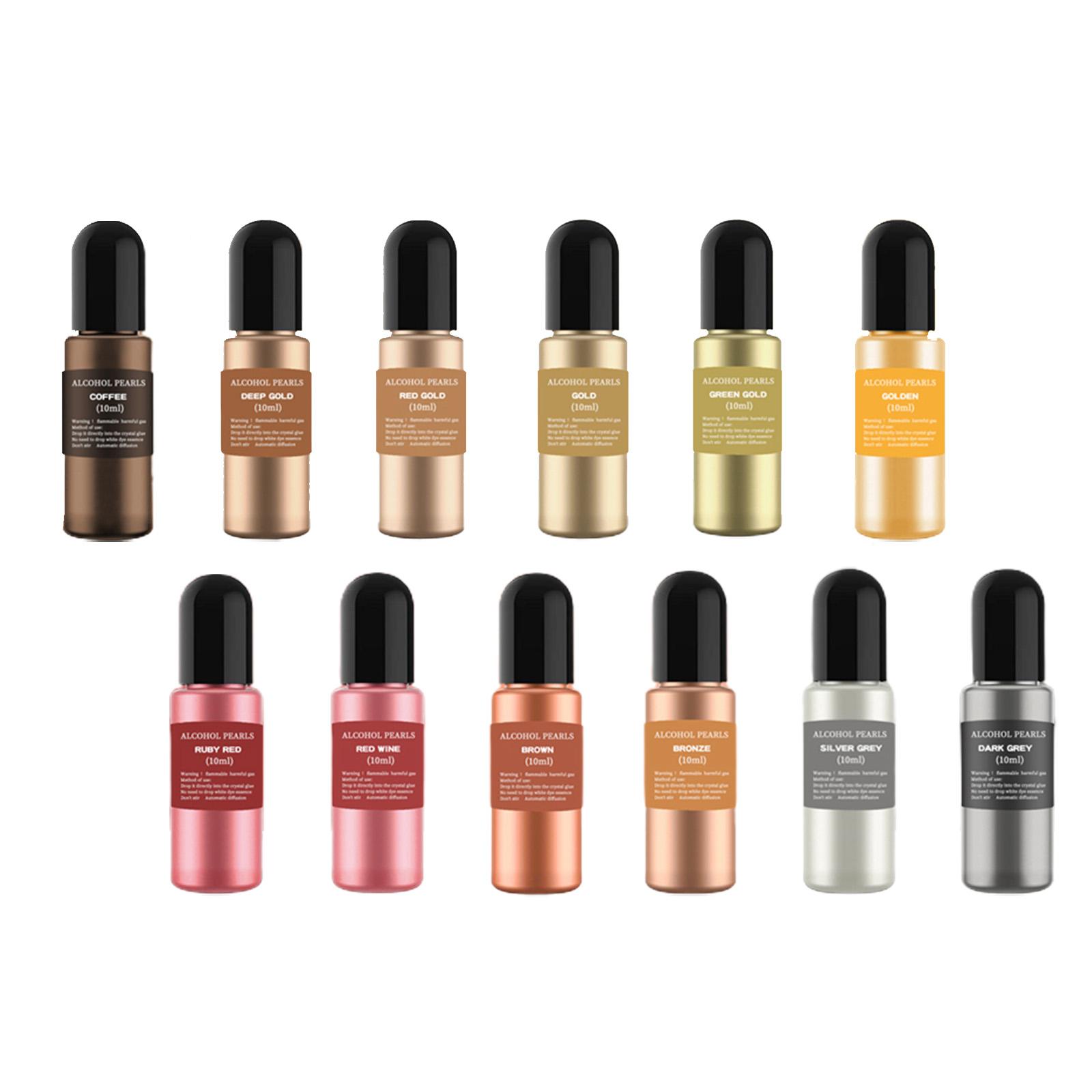12 Bottles Metallic Alcohol In - Resin Dye Alcohol recensie en prijs