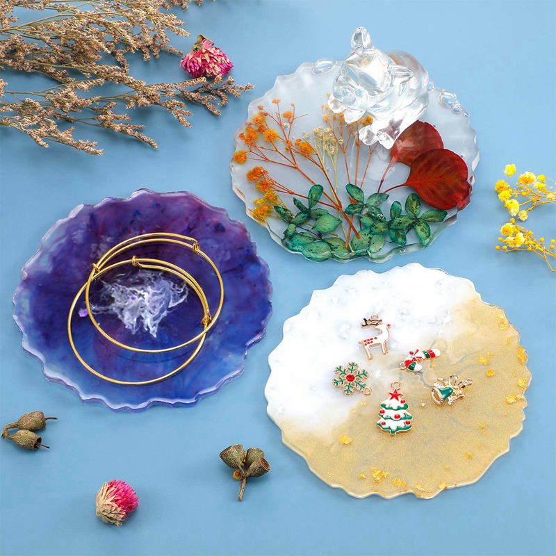 6 Pieces Resin Coaster Mold La - Geode Mold Silicone recensie en prijs