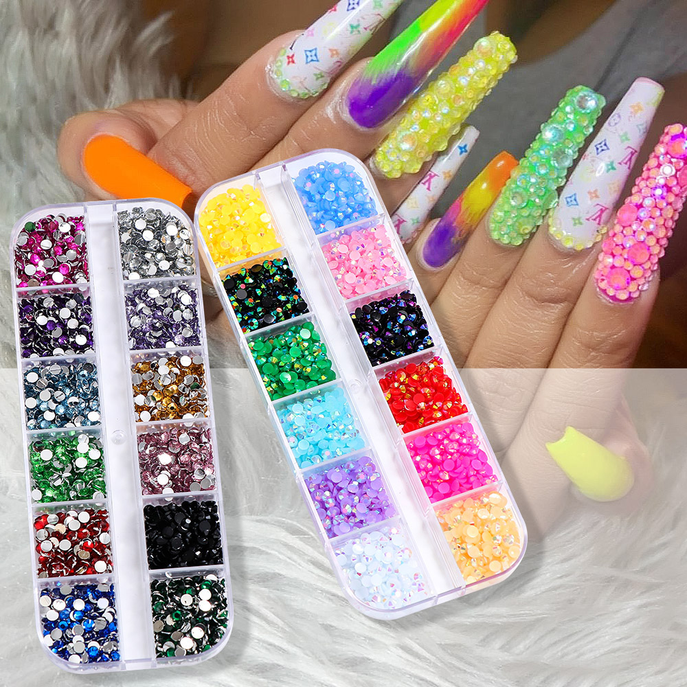 2400pcs 2mm AB Jelly Rhineston - Resin Glitter Pack recensie en prijs