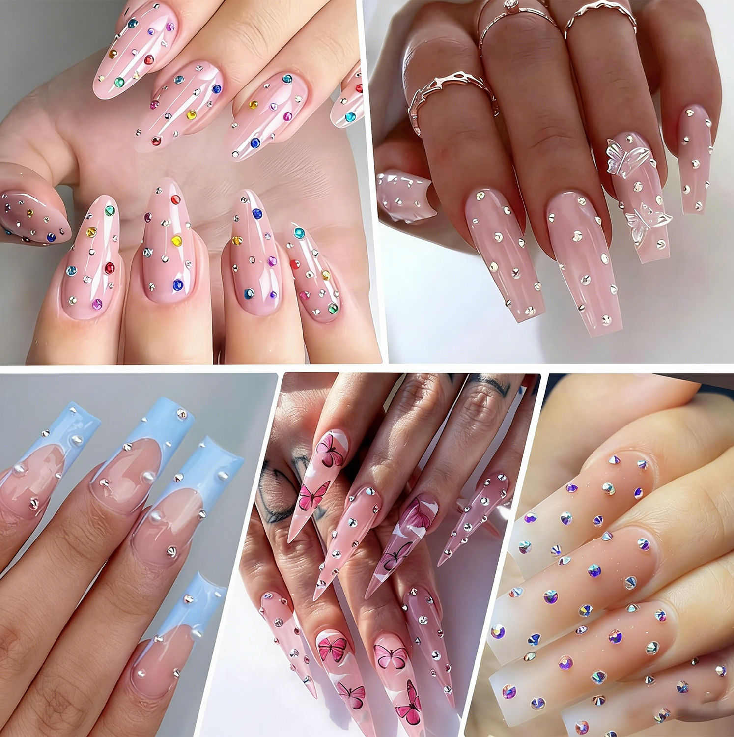 2400pcs 2mm AB Jelly Rhineston - Resin Glitter Pack recensie en prijs