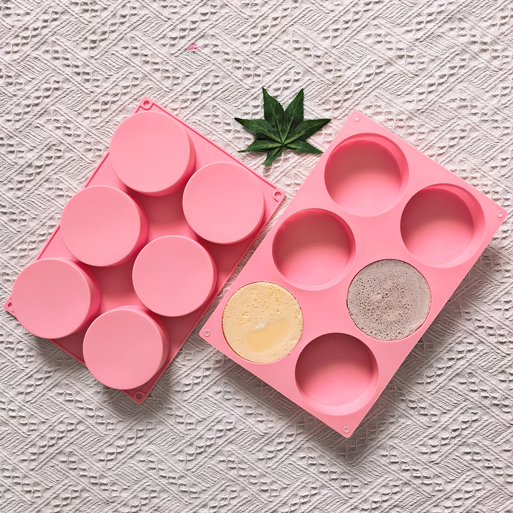 1pc 6-cavity large round disc  - Coaster Mold Round recensie en prijs