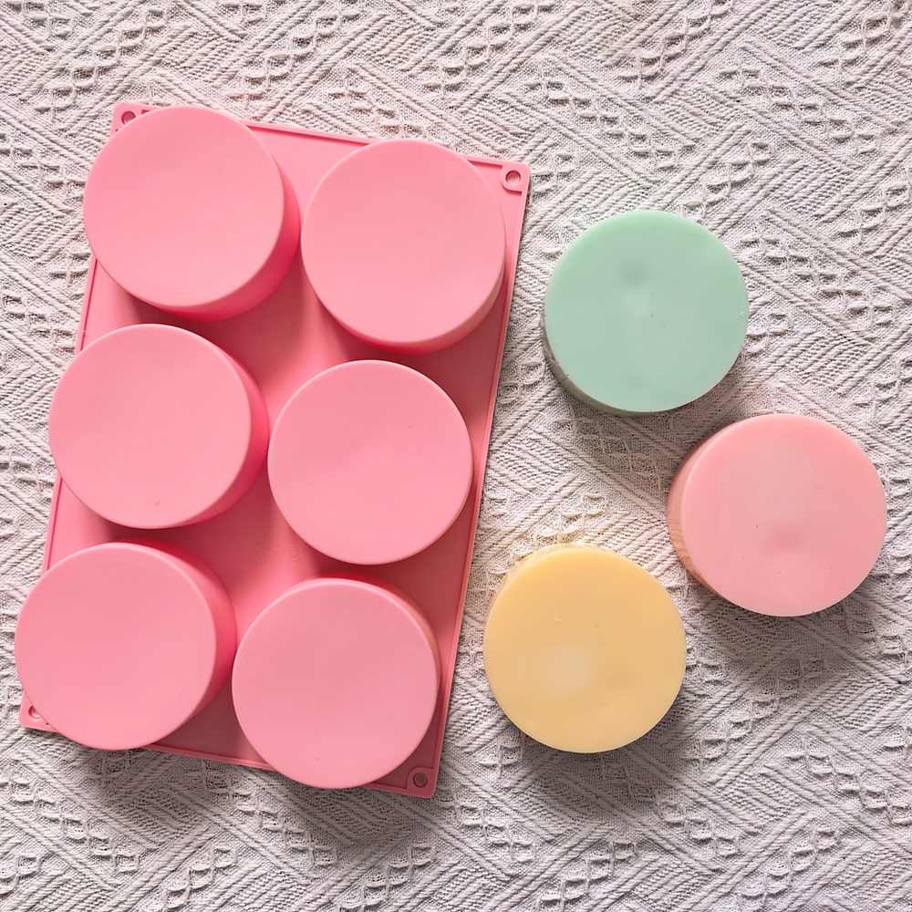1pc 6-cavity large round disc  - Coaster Mold Round recensie en prijs