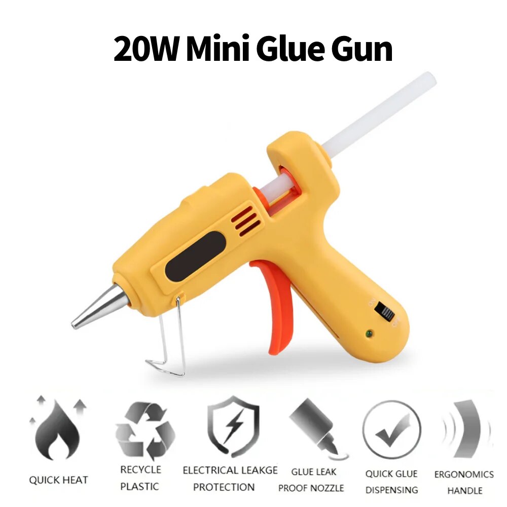 Hot Glue Gun Kit 20W Mini DIY  - Heat Gun Small recensie en prijs
