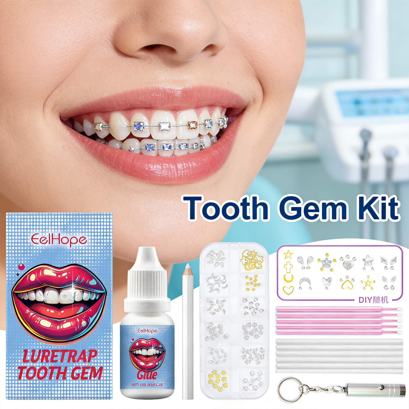 Tooth Gems Sparkling Teeth Jew - Resin Jewelry Kit recensie en prijs