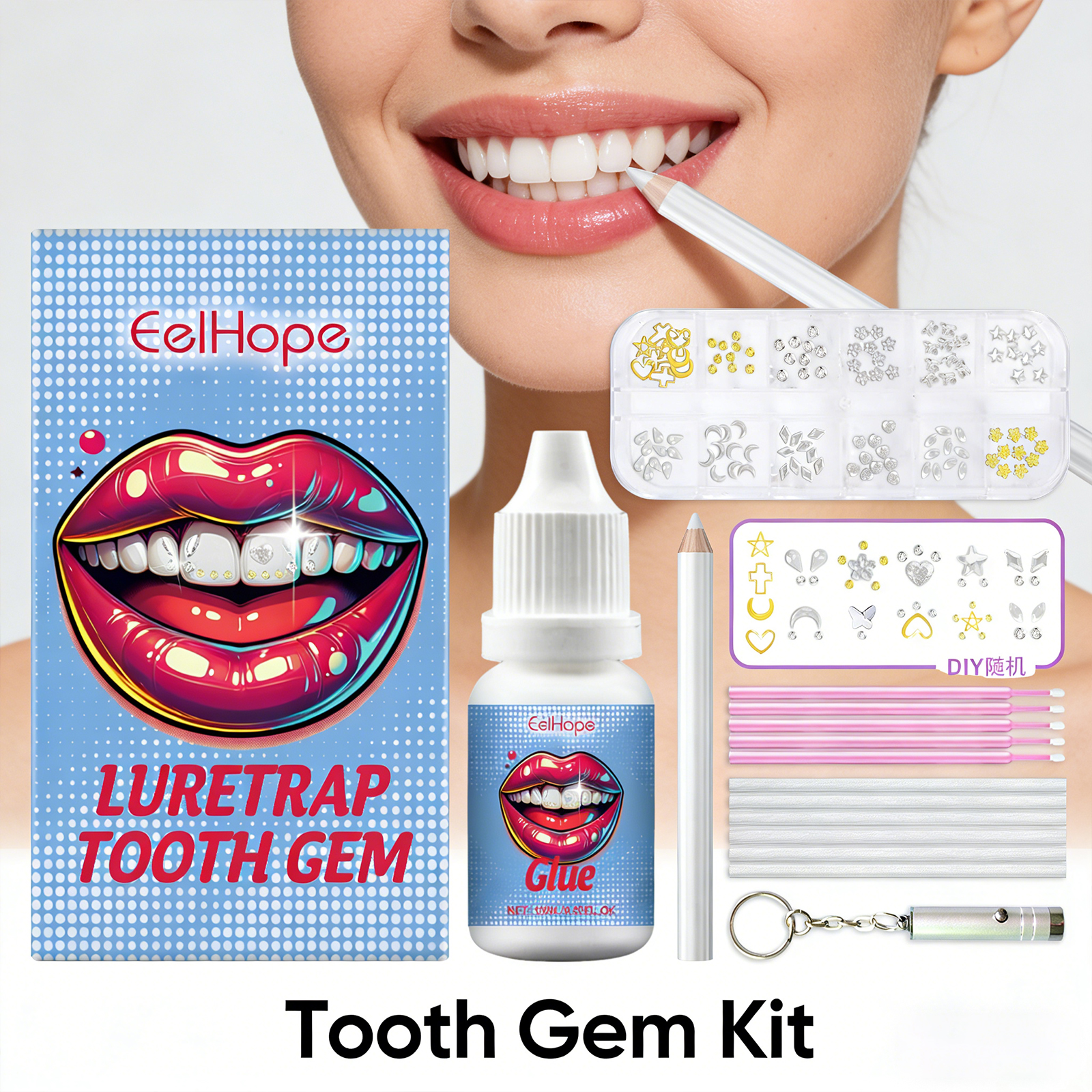 Tooth Gems Sparkling Teeth Jew - Resin Jewelry Kit recensie en prijs