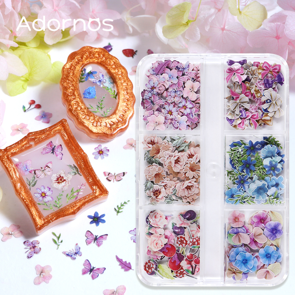 180pcs/box Wood Pulp Flowers C - Resin Craft Ideas recensie en prijs