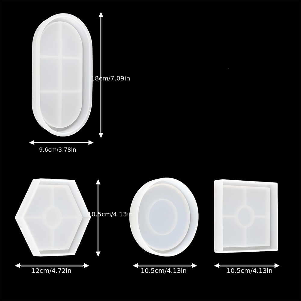 4pcs/Set Storage Tray Coaster  - Serving Tray Mold recensie en prijs