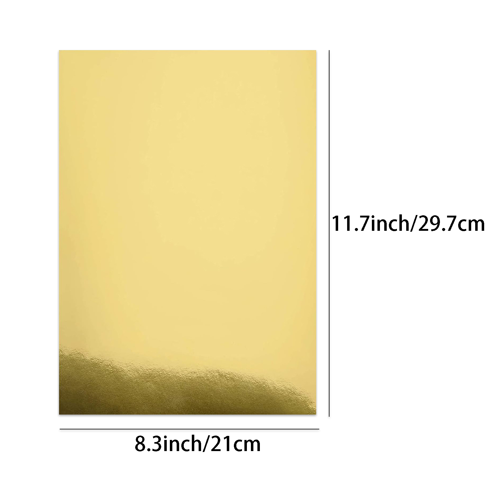 10 Sheets A4 Size Metallic Gol - Gold Foil Flakes recensie en prijs