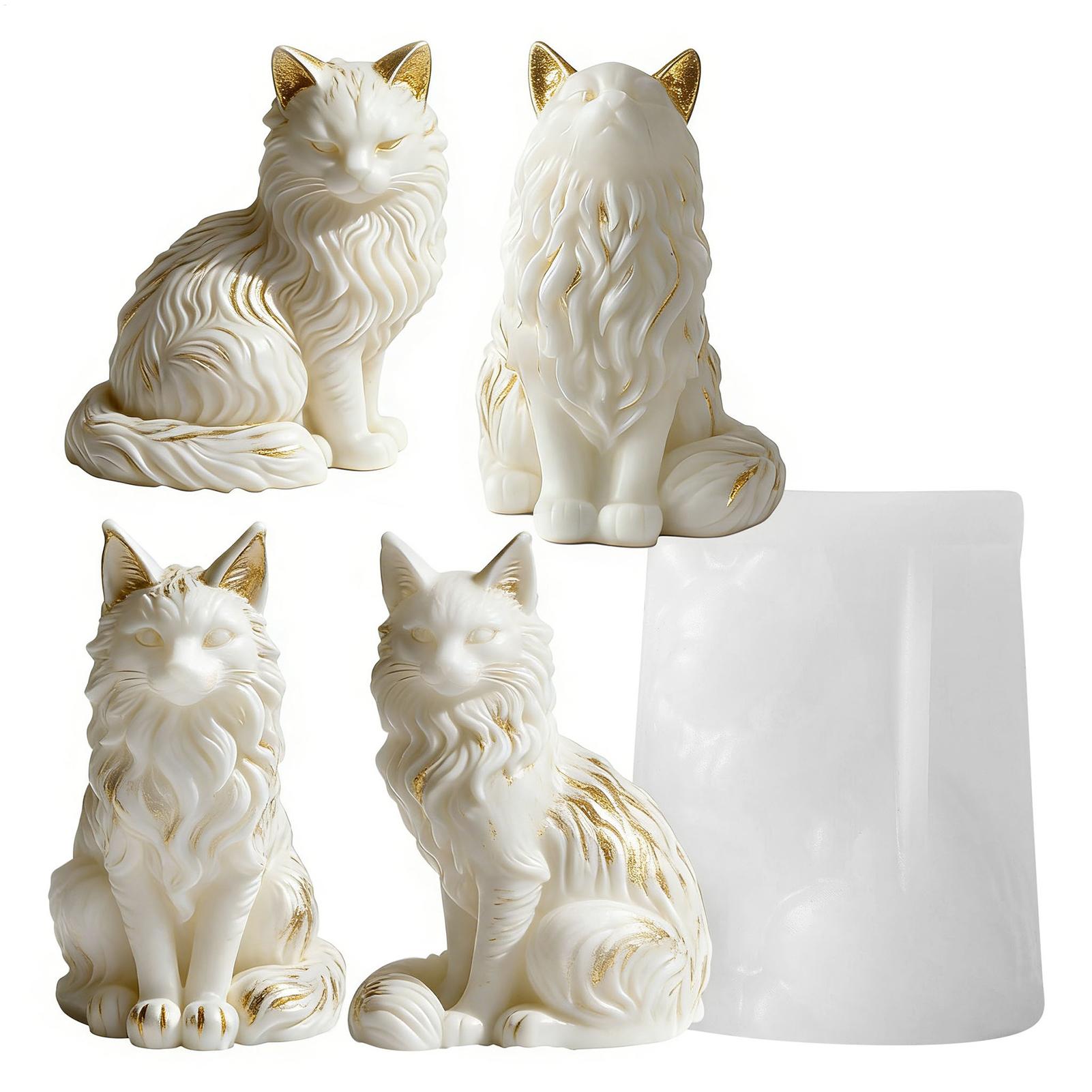 Cat Resin Mold | Sitting Cat S - Resin Craft Workshop recensie en prijs