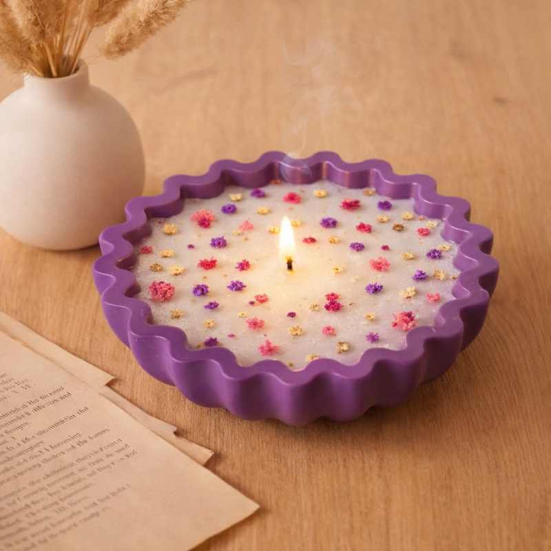 1 Epoxy plaster origami wave e - Coaster Mold Round recensie en prijs