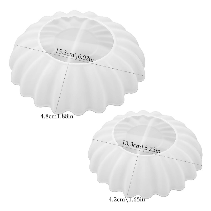 1 Epoxy plaster origami wave e - Coaster Mold Round recensie en prijs