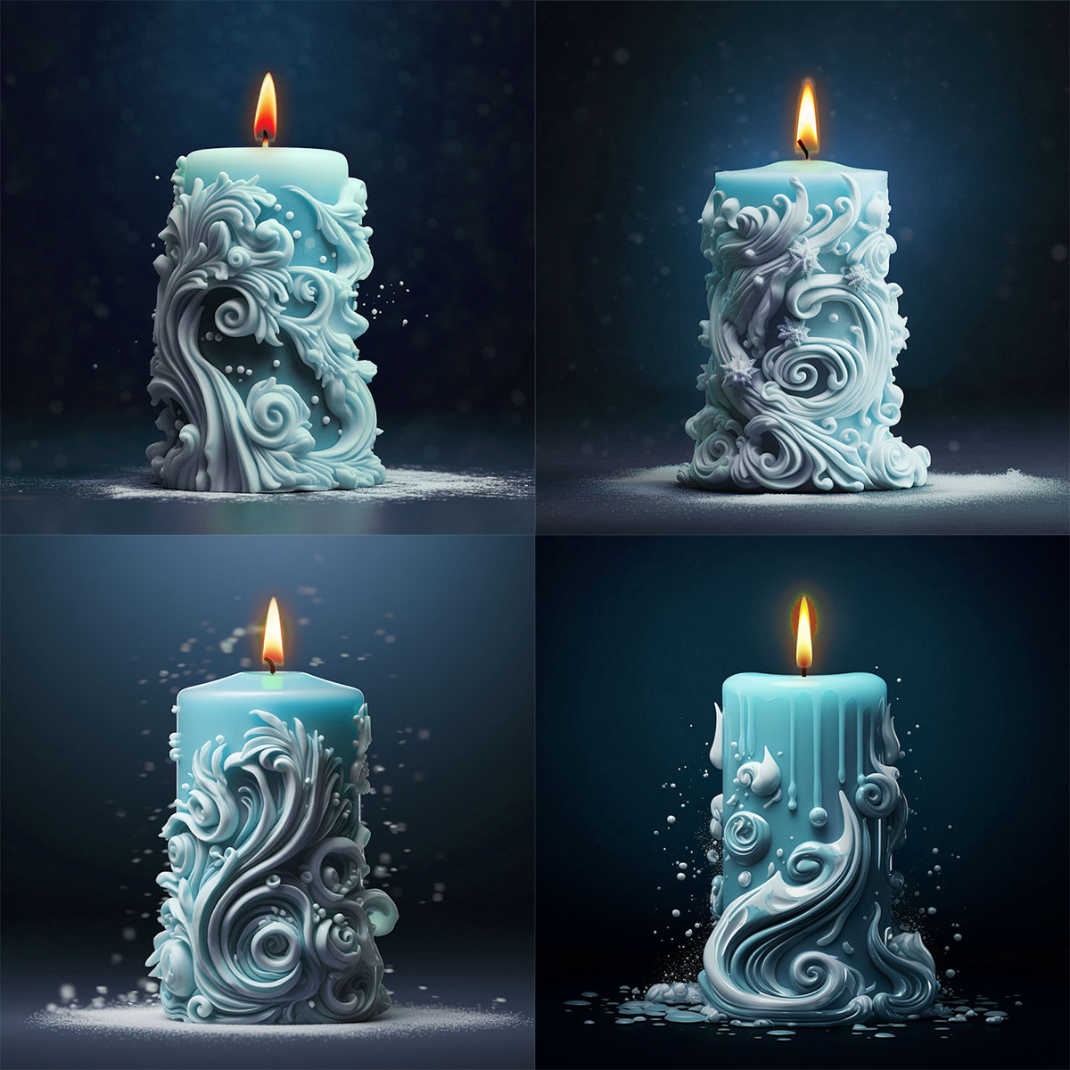 geometry Carved Cylindrical Si - Resin Ocean Wave Mold recensie en prijs