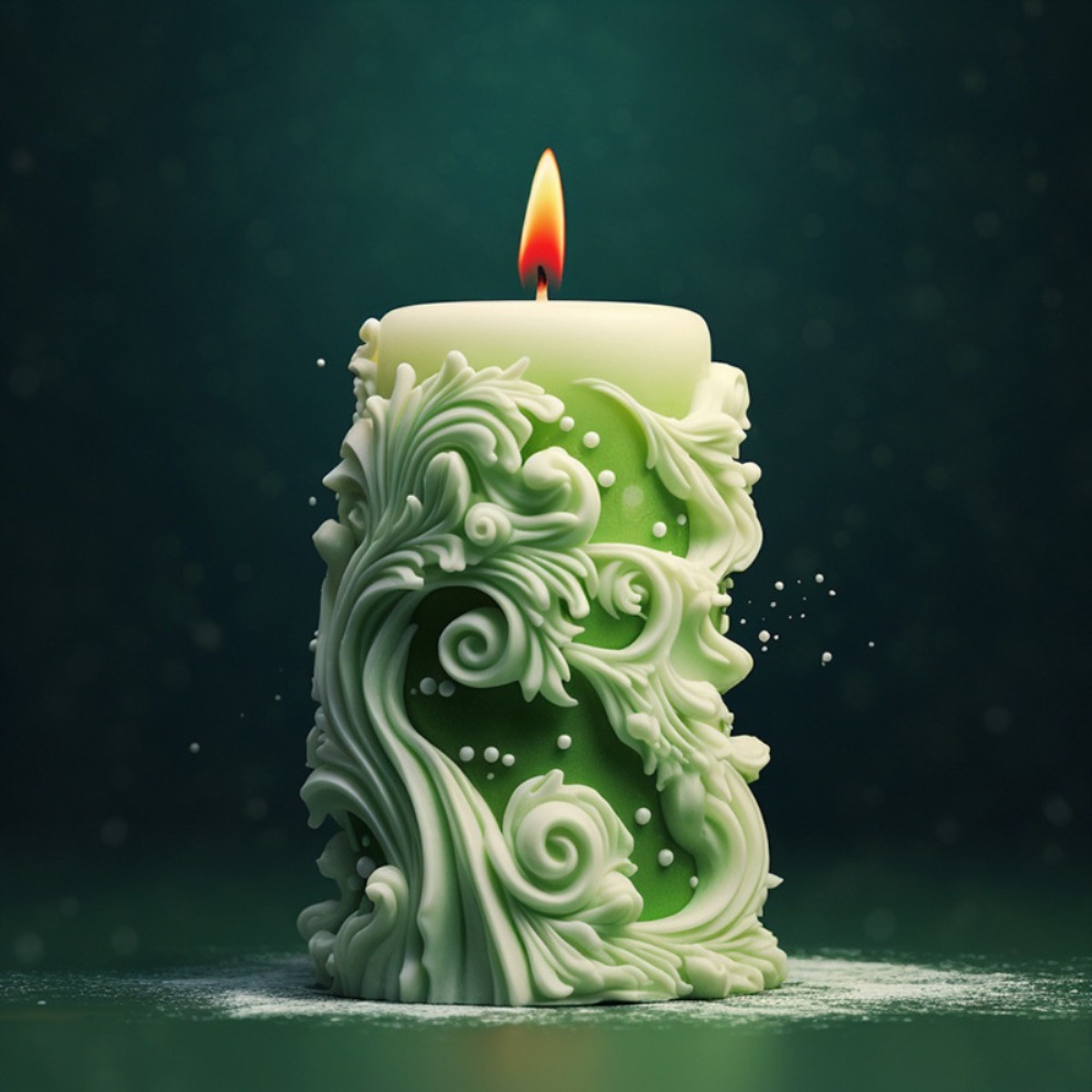 geometry Carved Cylindrical Si - Resin Ocean Wave Mold recensie en prijs