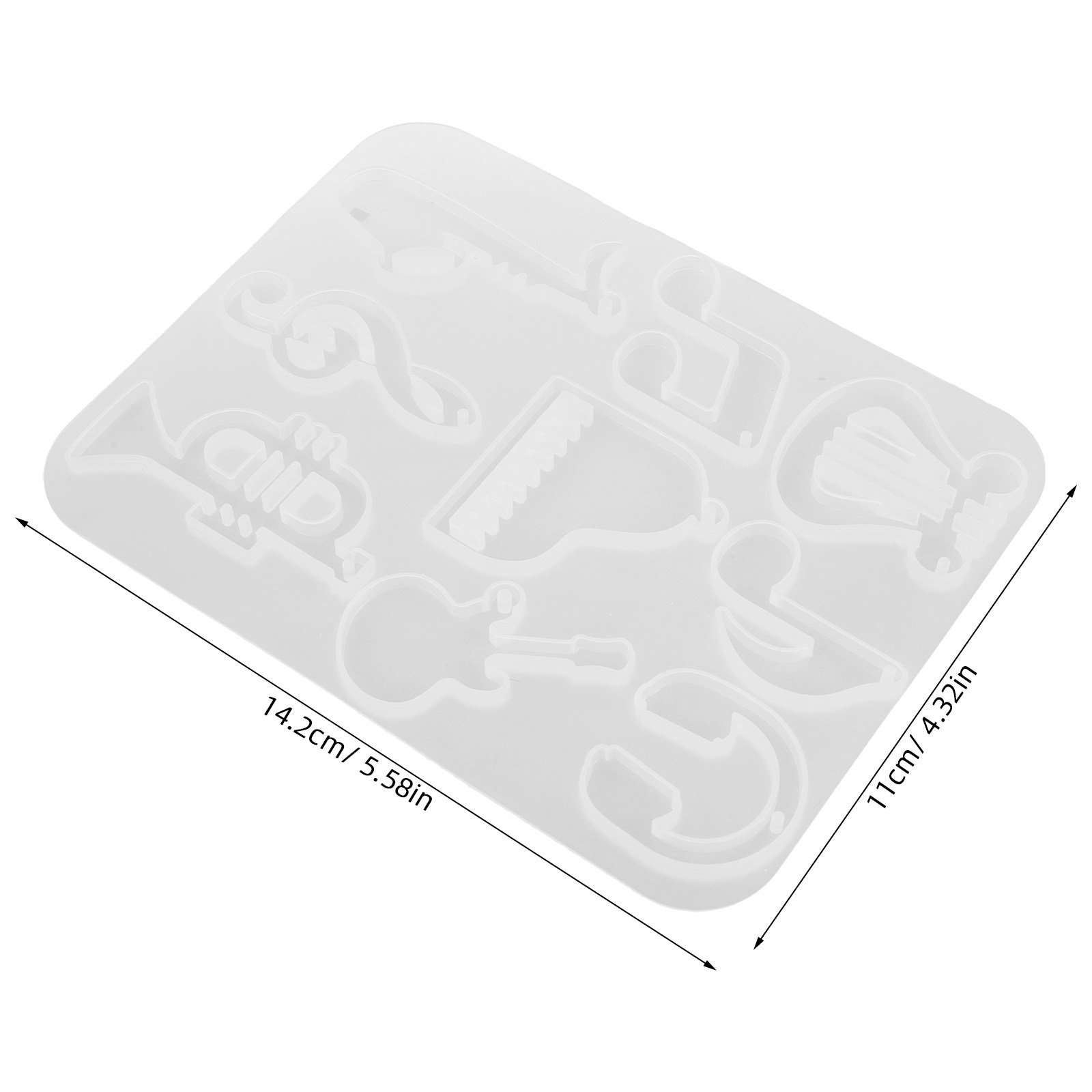 3Pcs Music Themed Silicone Mol - Resin Craft Workshop recensie en prijs