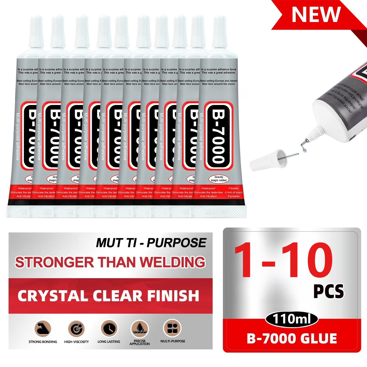 Super Glue B-7000 Loolifl 1-10 - Crafting Resin recensie en prijs