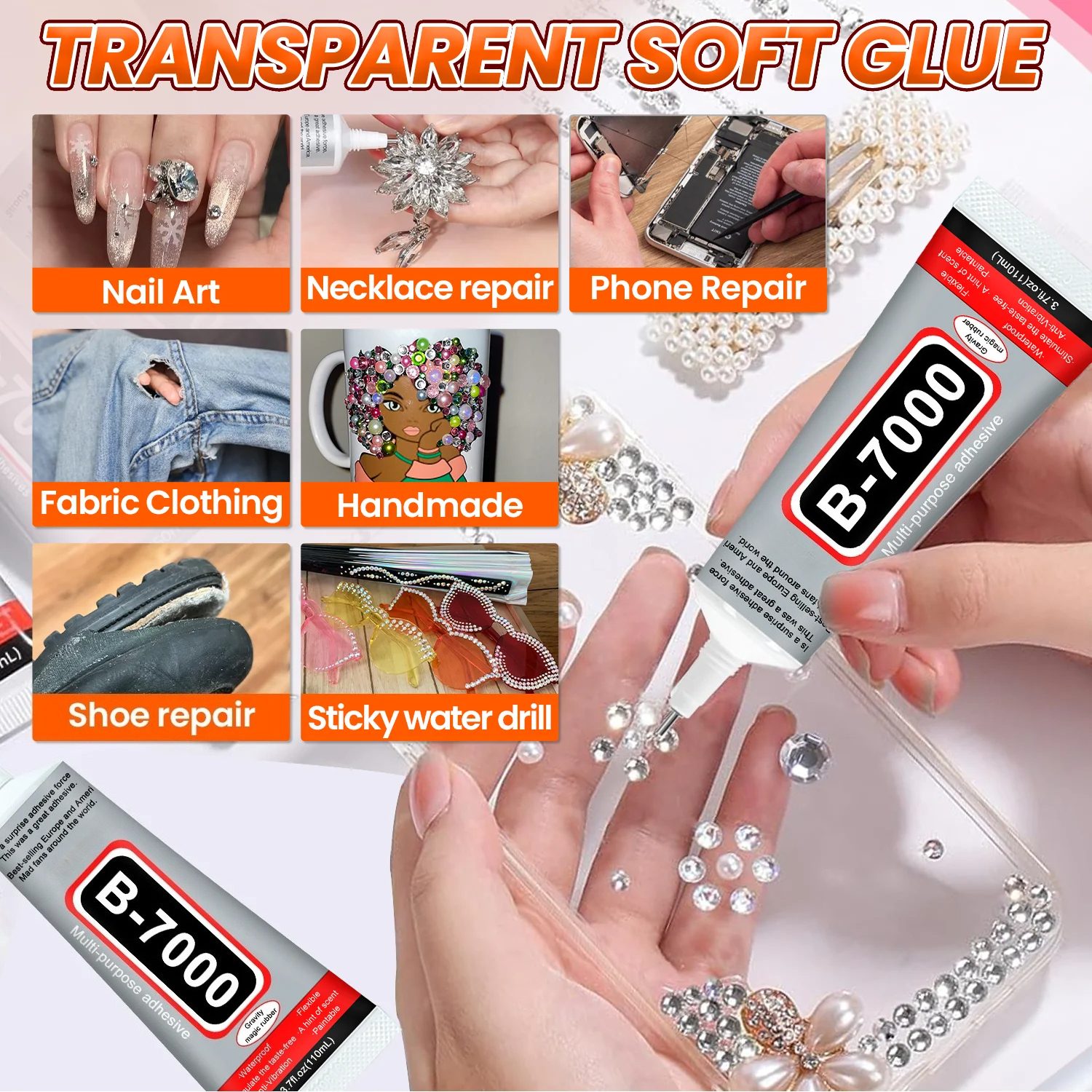 Super Glue B-7000 Loolifl 1-10 - Crafting Resin recensie en prijs