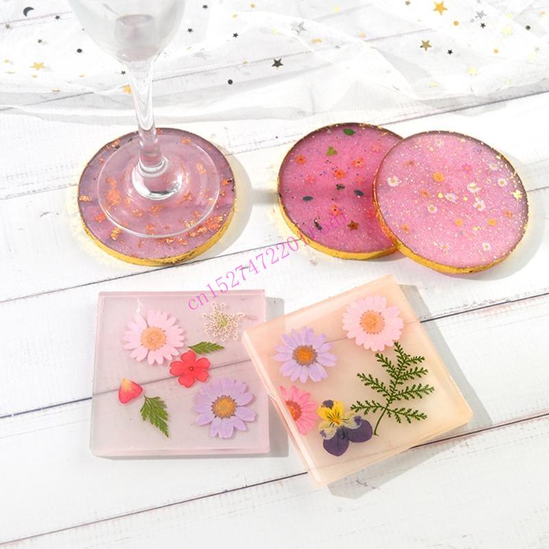2Pcs Round Square Resin Mold G - Geode Mold Silicone recensie en prijs