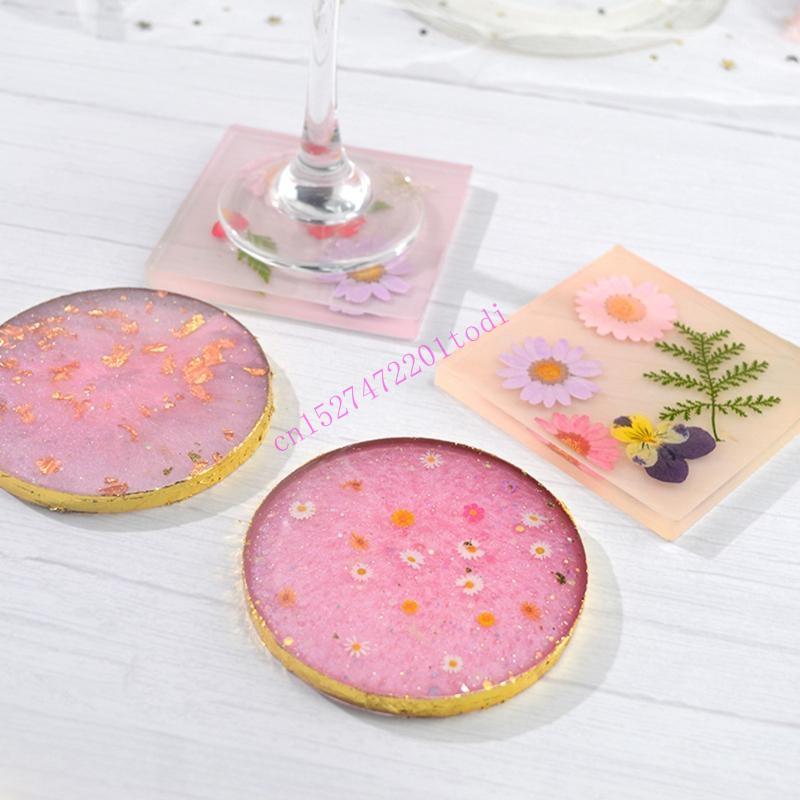 2Pcs Round Square Resin Mold G - Geode Mold Silicone recensie en prijs