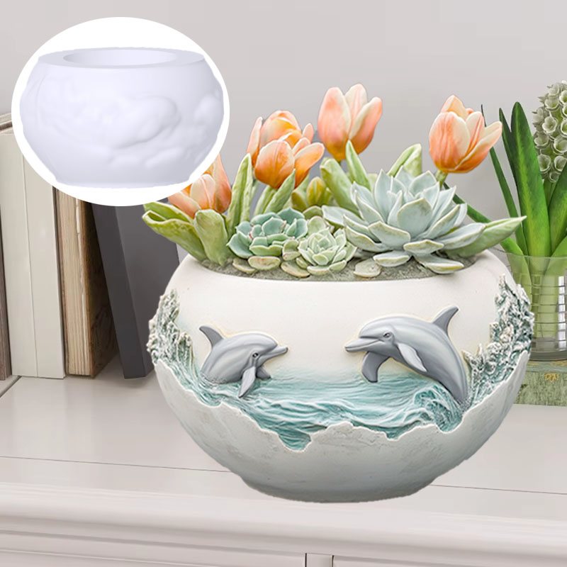 Couple dolphin relief succulen - Resin Ocean Wave Mold recensie en prijs
