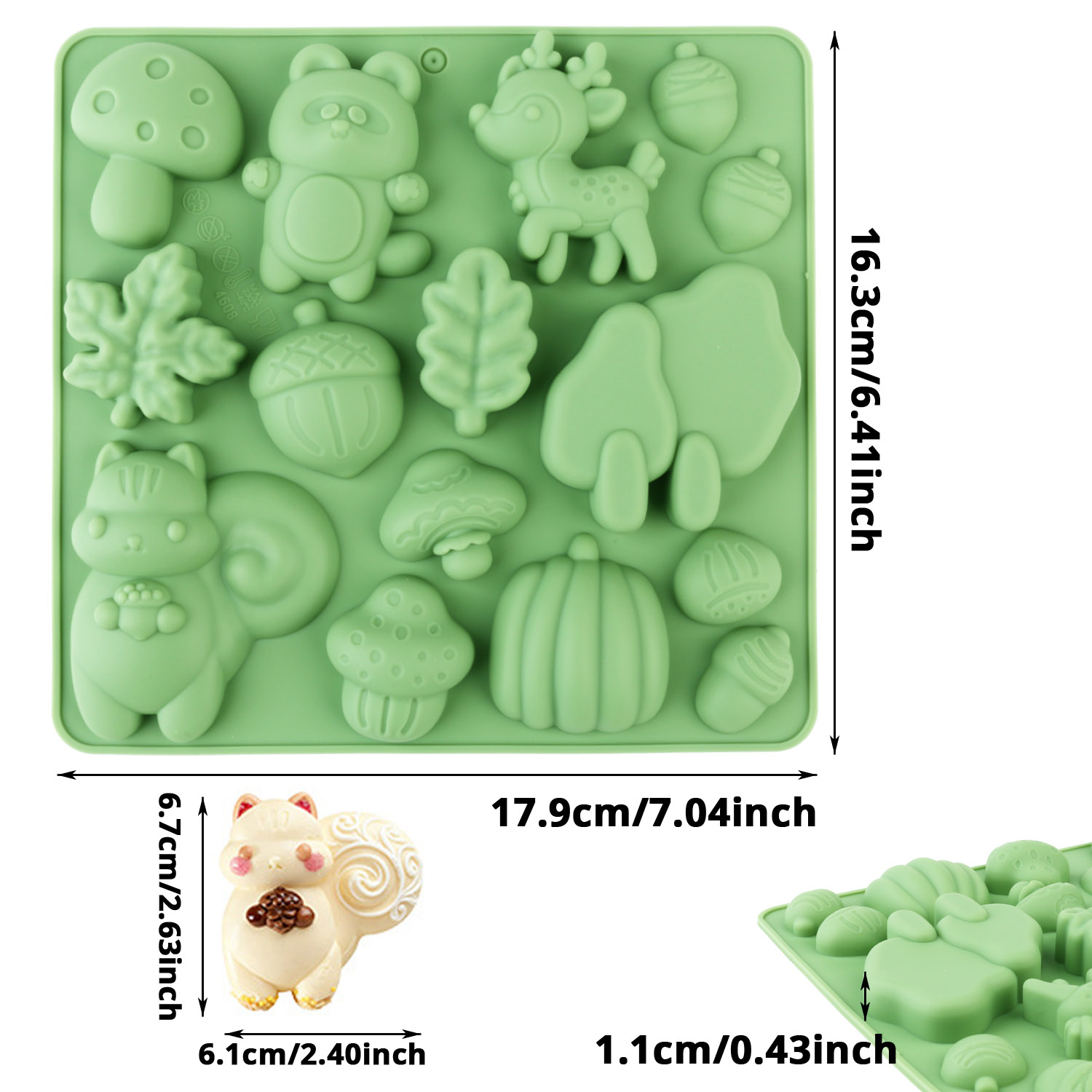1 Silicone Cake Mold in the Sh - Resin Craft Supplies recensie en prijs