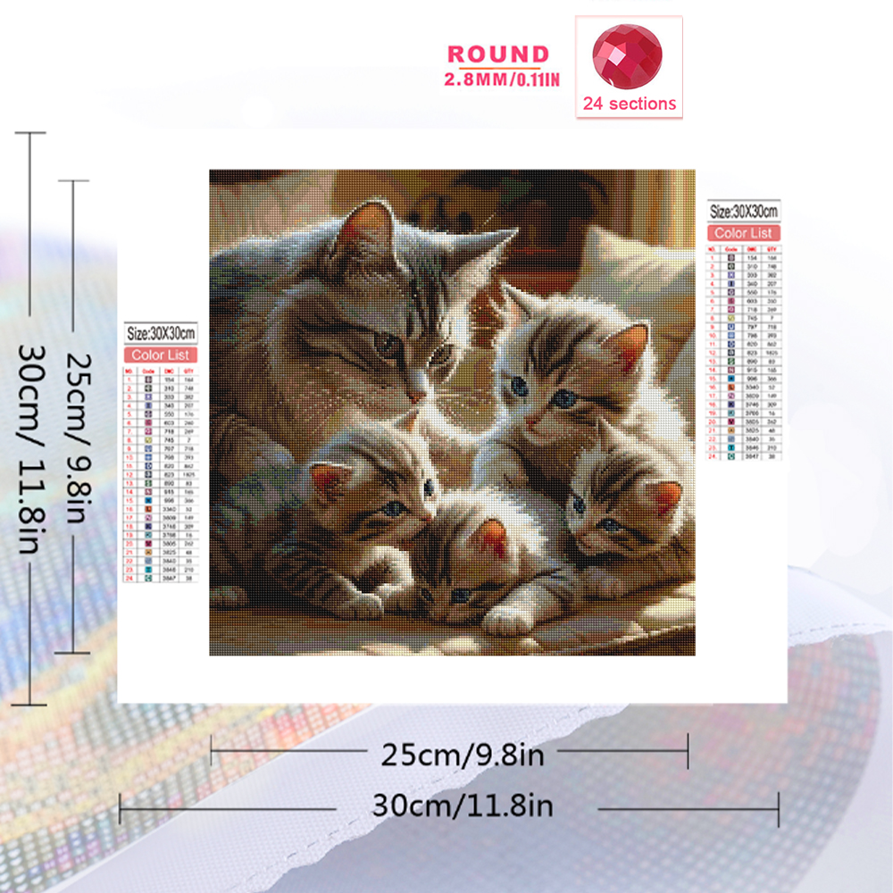 Momoart DIY Diamond Mosaic Cat - Resin Craft For Beginners recensie en prijs
