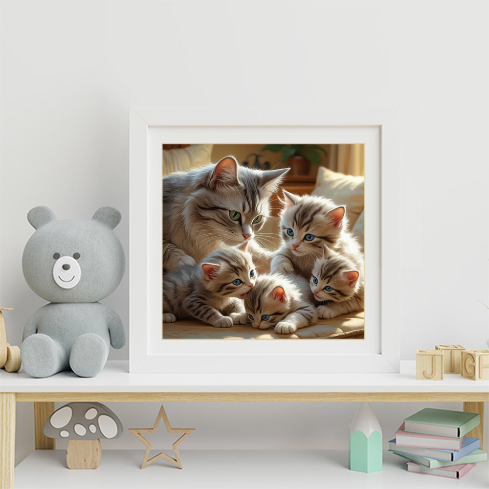 Momoart DIY Diamond Mosaic Cat - Resin Craft For Beginners recensie en prijs