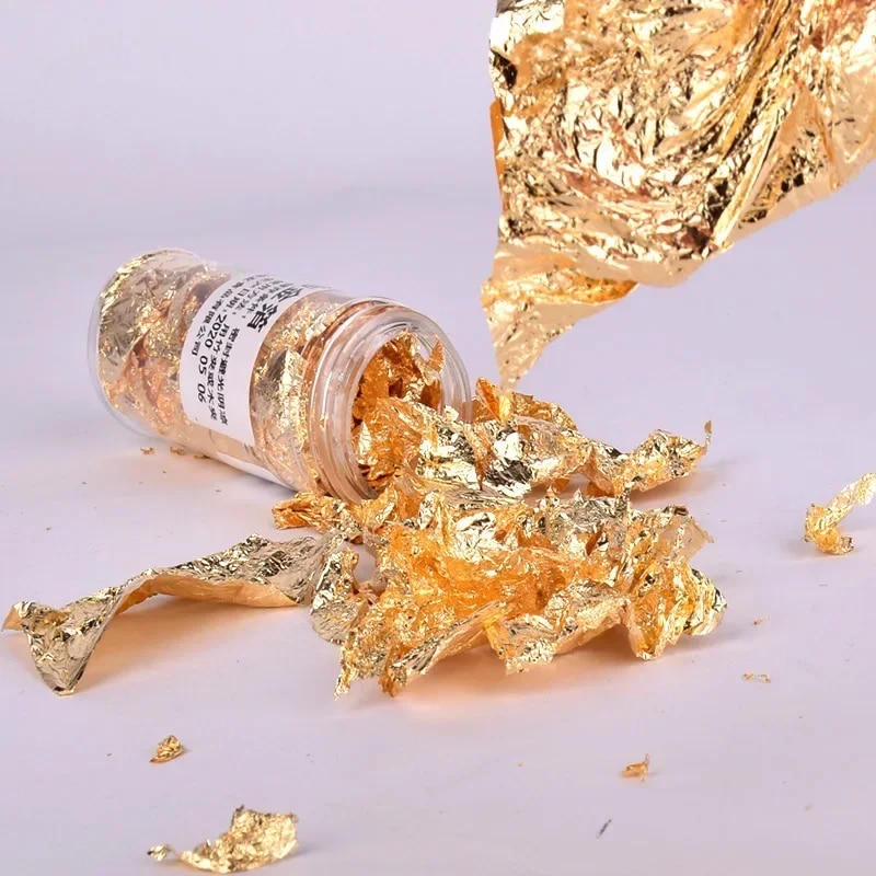 2g/1g Metallic Foil Flakes Gol - Gold Foil Flakes recensie en prijs