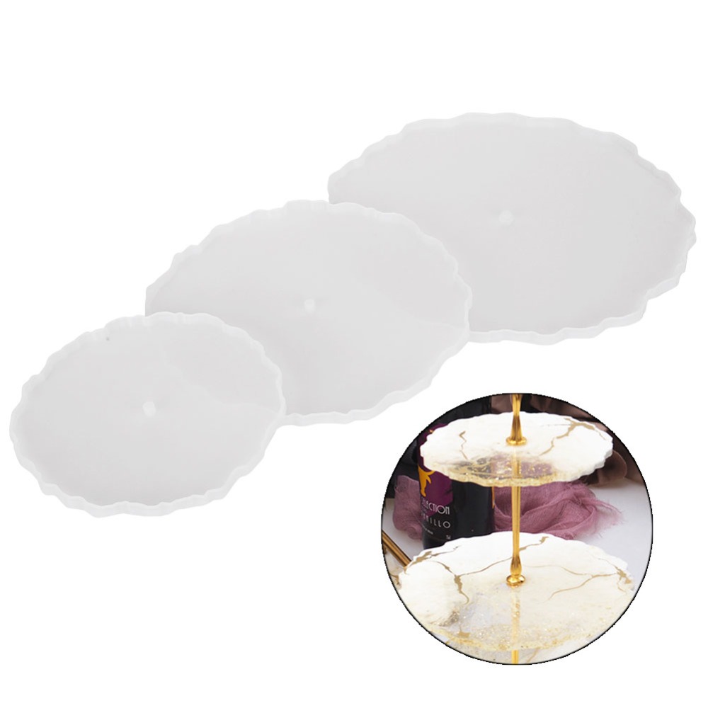 3pcs Irregular Round Fruit Tra - Coaster Mold Round recensie en prijs