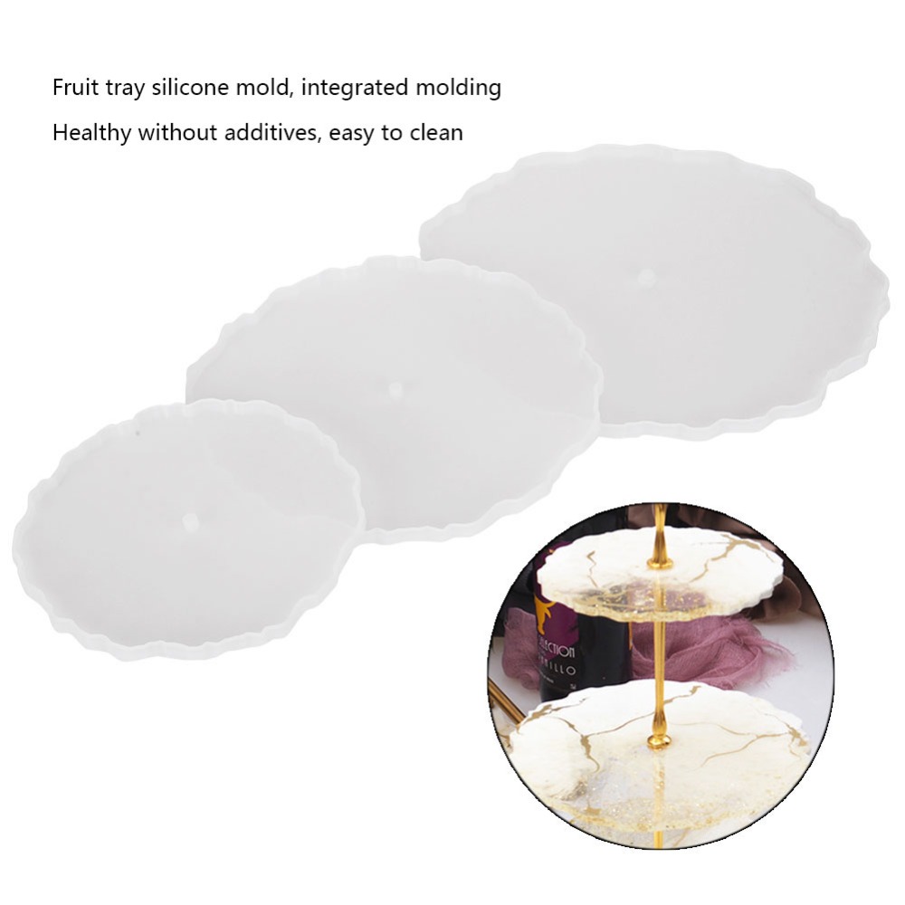 3pcs Irregular Round Fruit Tra - Coaster Mold Round recensie en prijs
