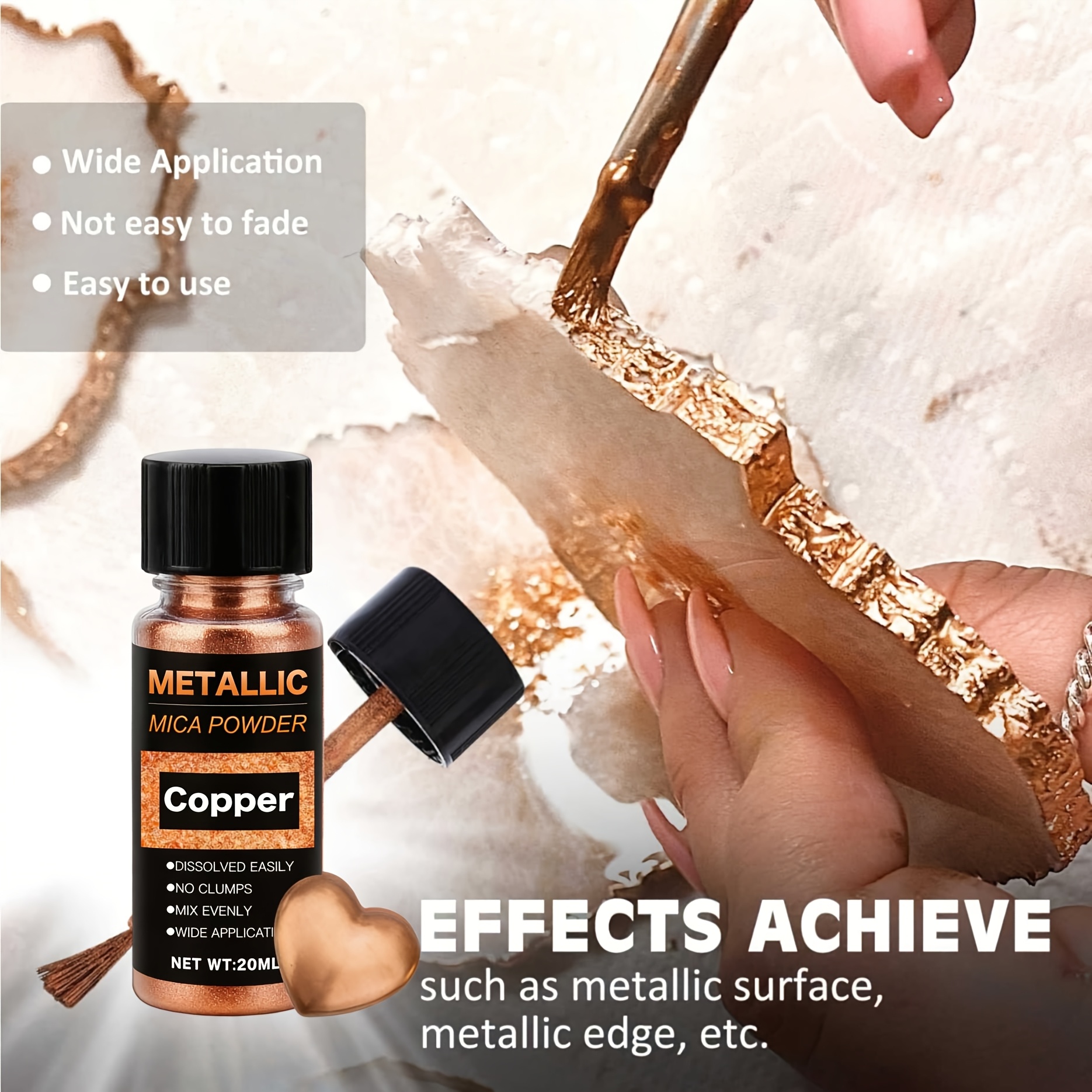 Metallic Mica Powder, Brushed  - Resin Pigment Set recensie en prijs