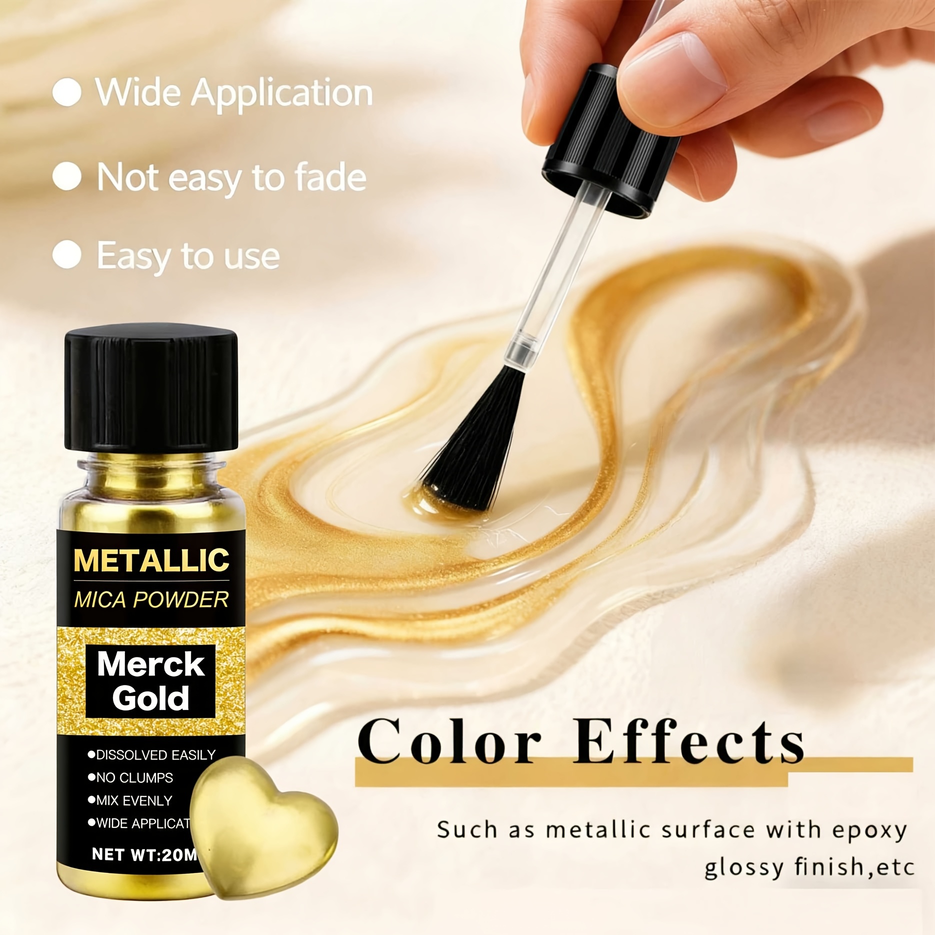 Metallic Mica Powder, Brushed  - Resin Pigment Set recensie en prijs