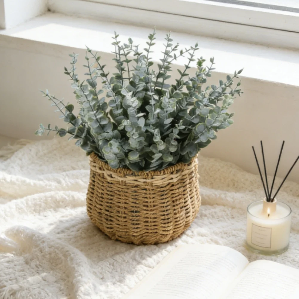 Artificial Eucalyptus Leaf Bou - Terrarium Moss Art recensie en prijs
