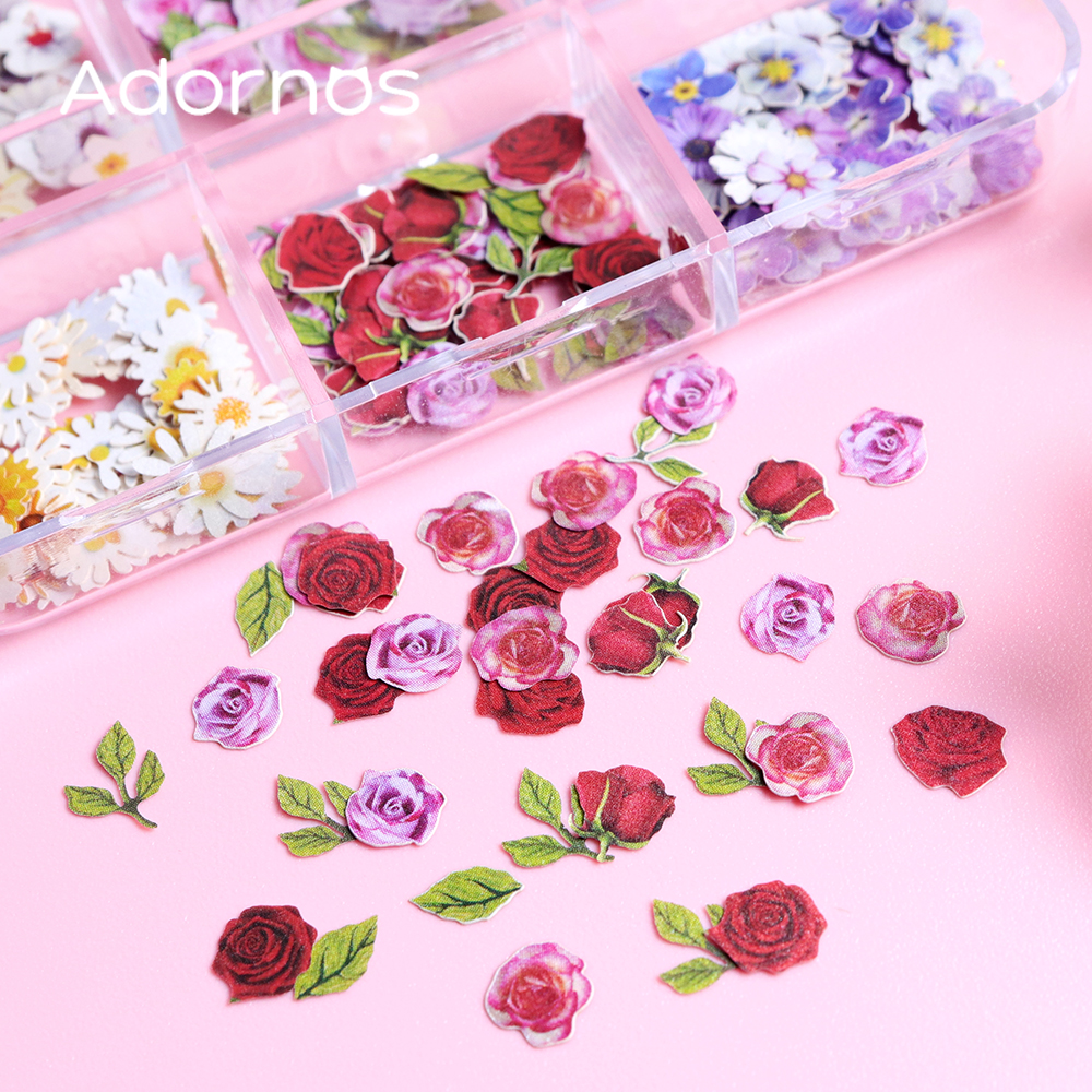 6 Grids Flowers Wood Pulp Chip - Flower Preservation Resin recensie en prijs