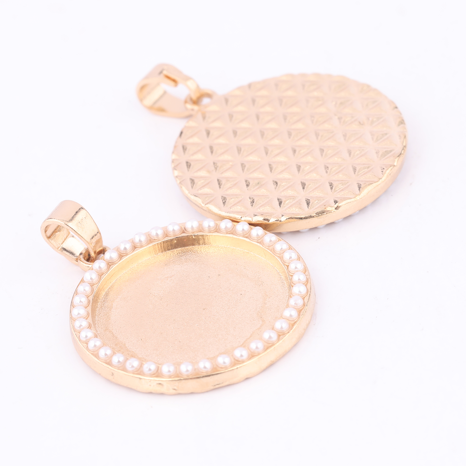 5pcs Kc Gold Pearl Cabochon Ba - Bezels Set Pendant recensie en prijs