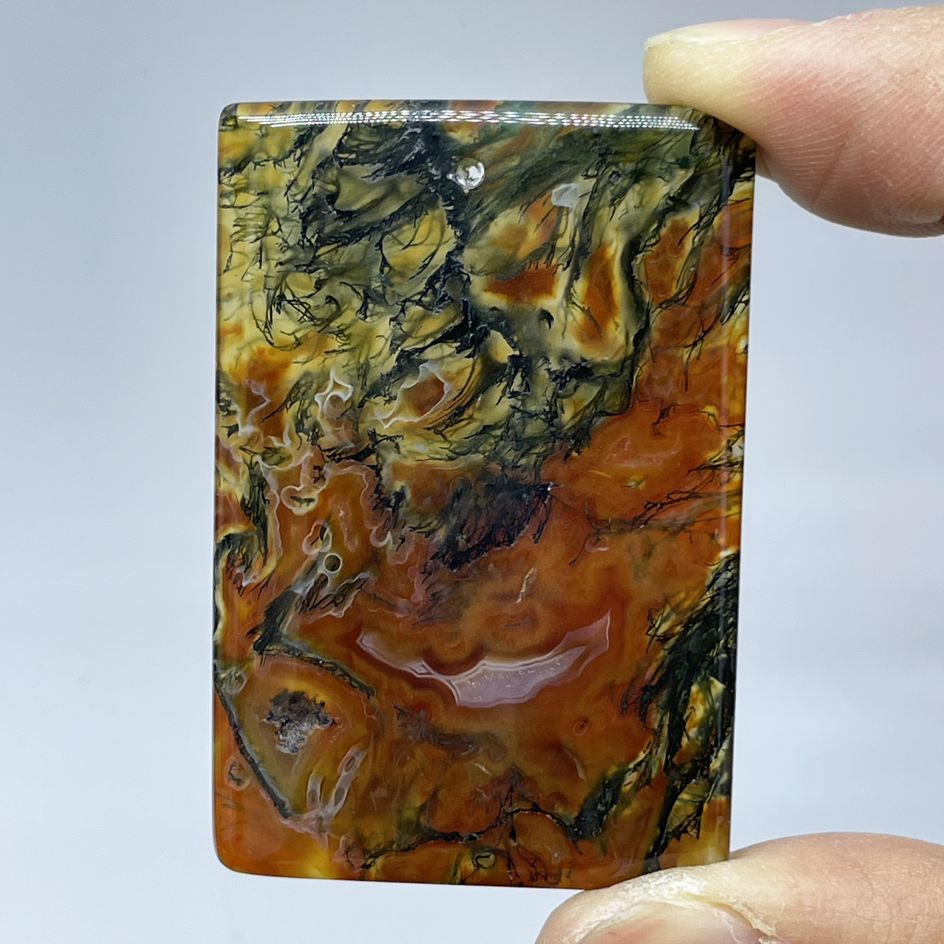 Natural Crystal Moss Agate Wat - Terrarium Moss Art recensie en prijs