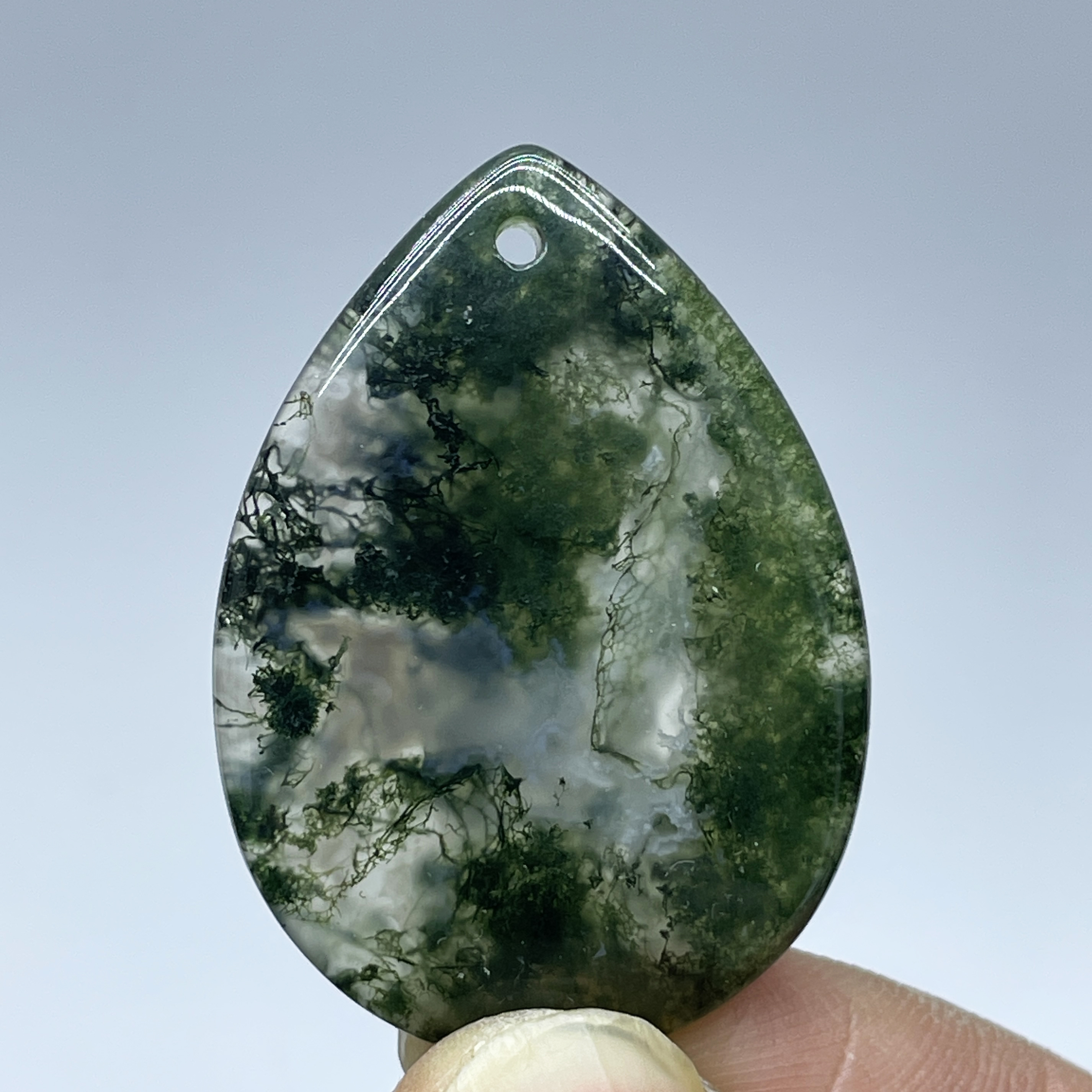 Natural Crystal Moss Agate Wat - Terrarium Moss Art recensie en prijs