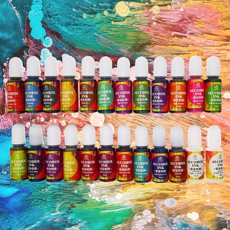 24 Color 10ml Art Ink Alcohol  - Resin Dye Alcohol recensie en prijs