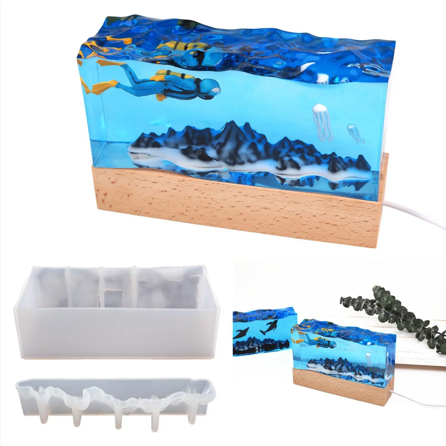 1set New Sea Wave Resin Mold,  - Resin Ocean Wave Mold recensie en prijs