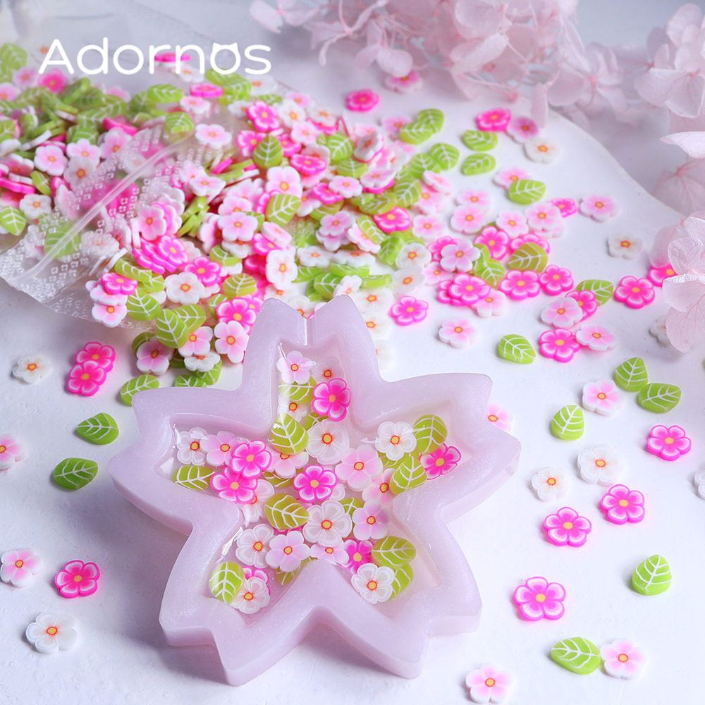 10g Pink Flowers Polymer Clay  - Resin Craft Ideas recensie en prijs