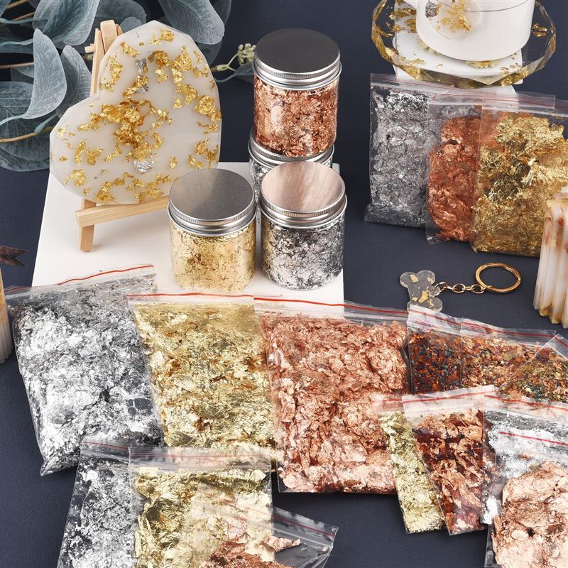 1/2/3/5/10g Imitation Gold Sli - Gold Foil Flakes recensie en prijs