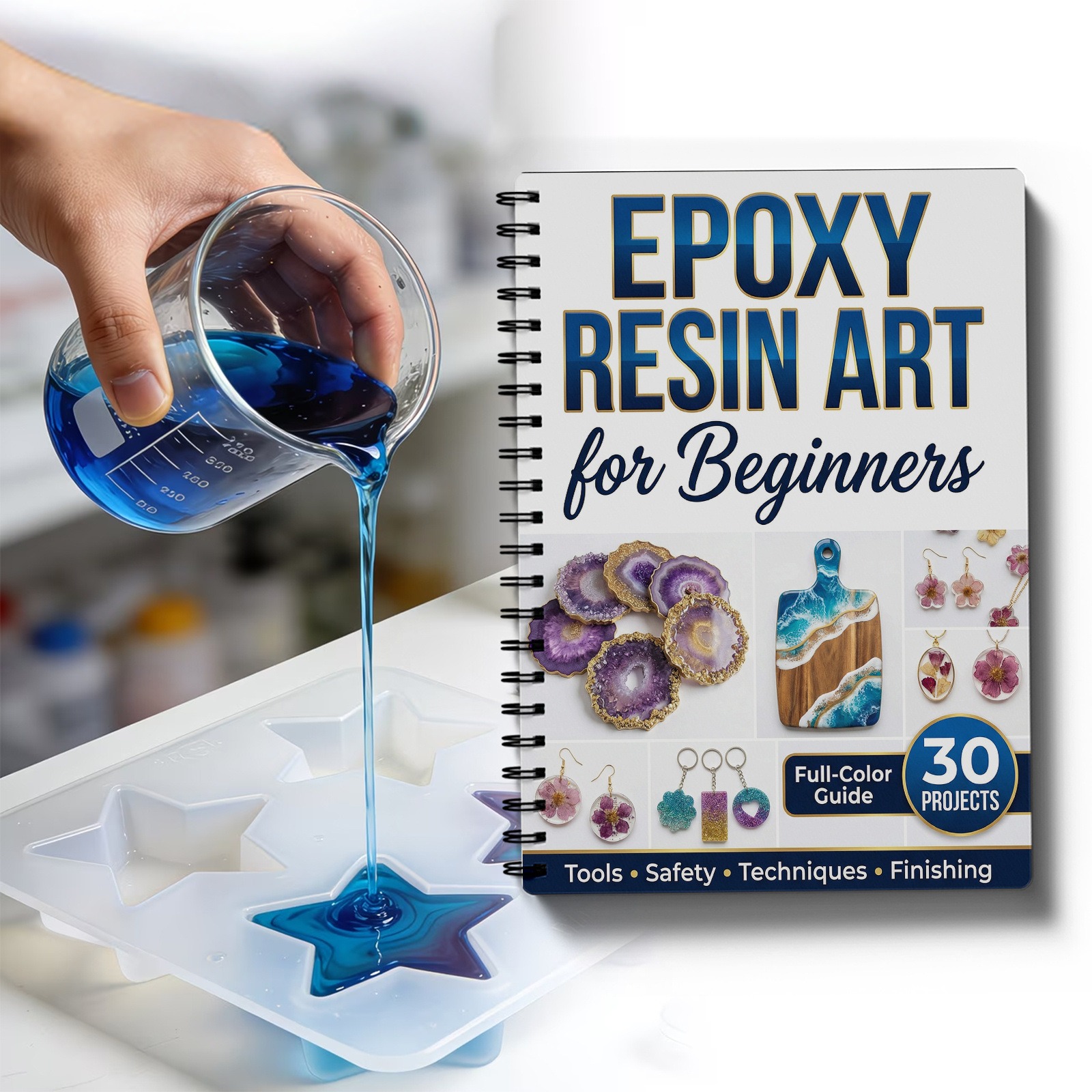 Epoxy Resin Art Book Guide Lea - Resin Craft For Beginners recensie en prijs
