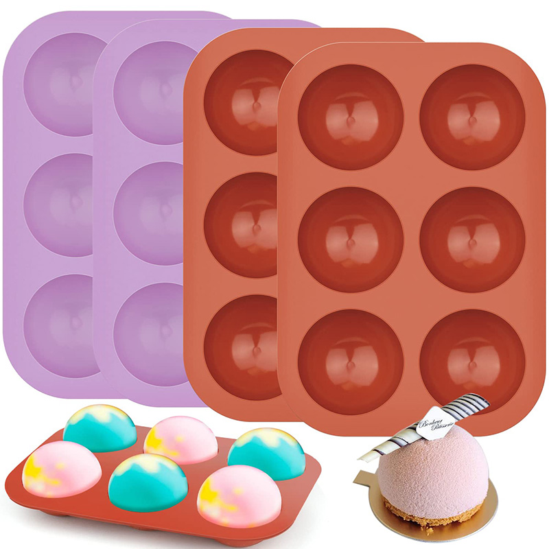 6 Cavities Semicircle Silicone - Coaster Mold Round recensie en prijs