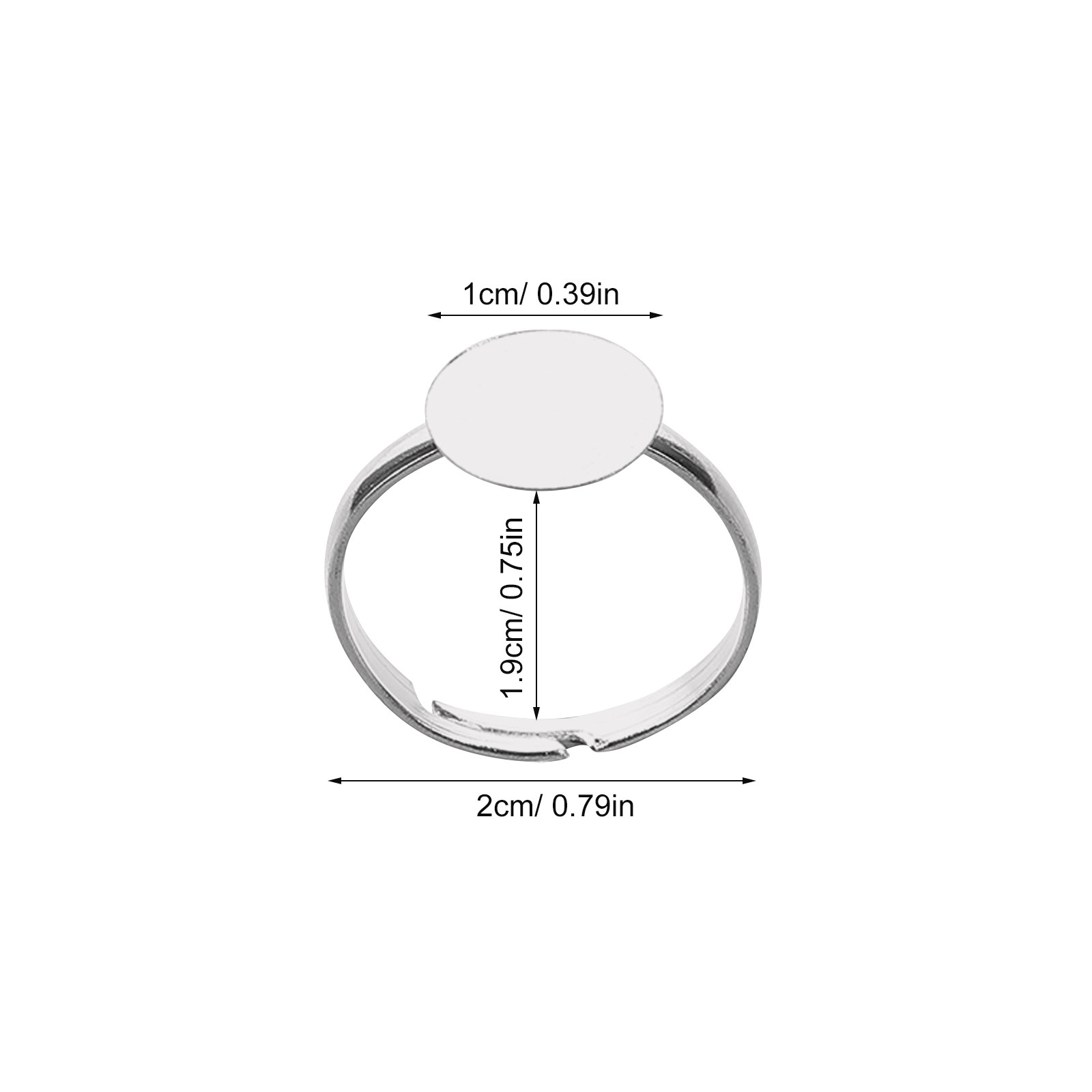 20Pcs Adjustable Blank Ring Fi - Resin Craft Supplies recensie en prijs