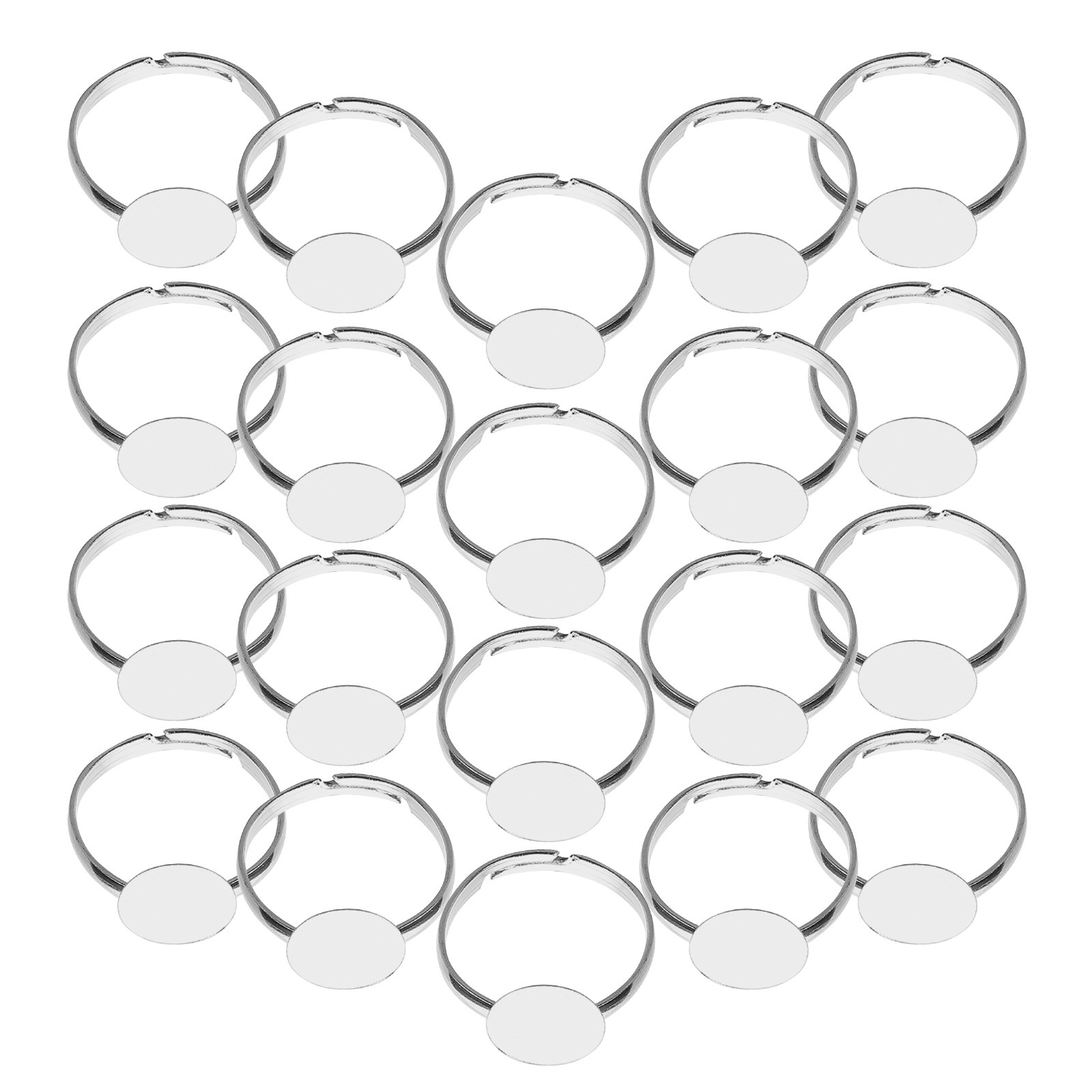 20Pcs Adjustable Blank Ring Fi - Resin Craft Supplies recensie en prijs