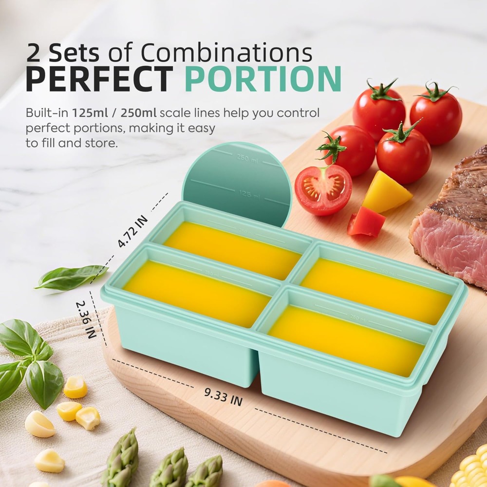 Silicone Freezer Trays with Li - Silicone Mold Tray recensie en prijs