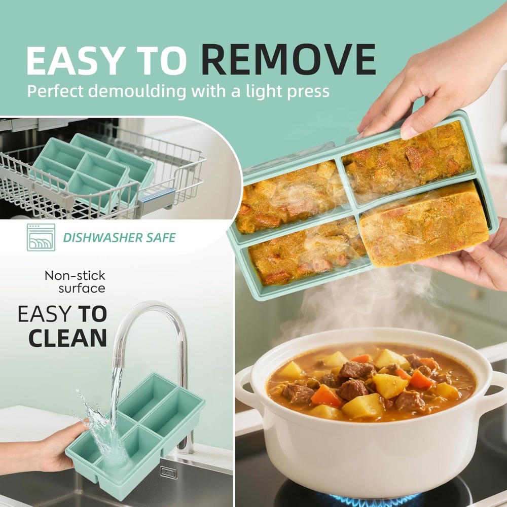 Silicone Freezer Trays with Li - Silicone Mold Tray recensie en prijs