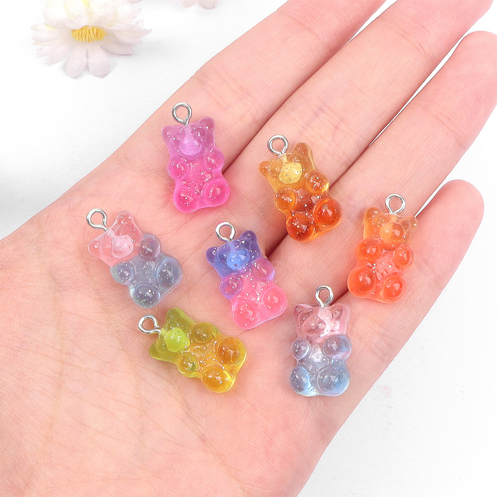 60pcs Dual Color Resin Bear Sh - Resin Craft Supplies recensie en prijs